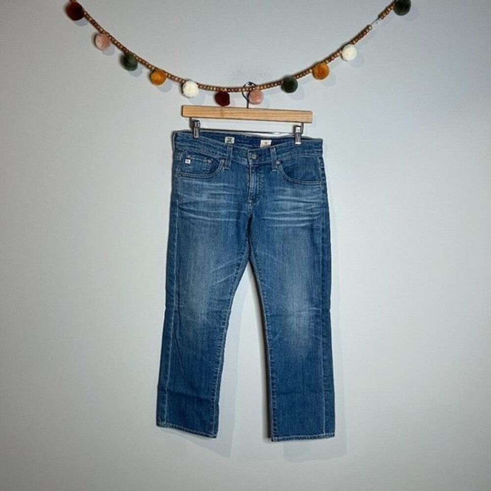 AG Adriano Goldschmied Tomboy Crop Straight Cropped jeans